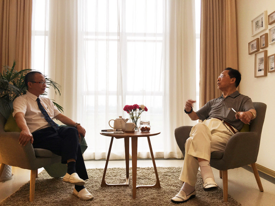 原省委书记汪友根莅临亲睦家老年医院实地考察